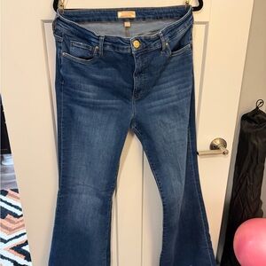 Kut from the Kloth Dark Blue ANA Flare Jeans